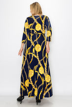 Load image into Gallery viewer, Black Chainz Maxi Dress

