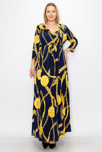 Load image into Gallery viewer, Black Chainz Maxi Dress
