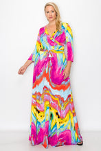 Load image into Gallery viewer, Pink Marble Maxi Dress
